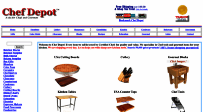 Chef Depot - Your one stop shop for gourmet cooking and kitchen