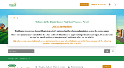 chestercountyfoodbank.volunteerhub.com