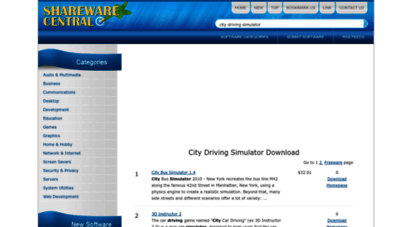 city-driving-simulator.sharewarecentral.com