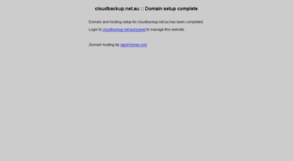cloudbackup.net.au