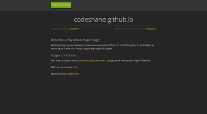codeshane.com
