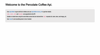 coffeeapi.percolate.com