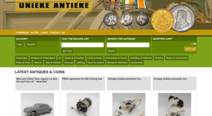 Unieke Antieke (Powered by CubeCart)