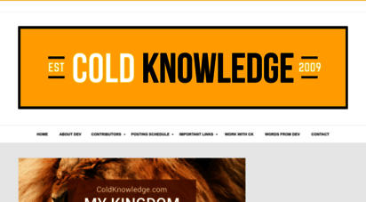 coldknowledge.com