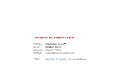 connectionbooks.com