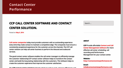 contactcenterperformance.wordpress.com