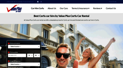 economy corfu car hire by value plus corfu car rental on value car rental corfu