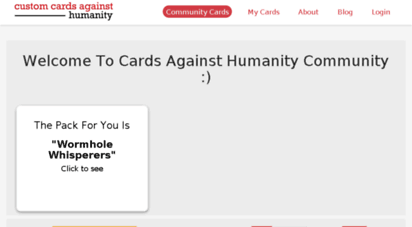 customcardsagainsthumanity.com