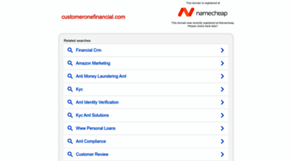 customeronefinancial.com