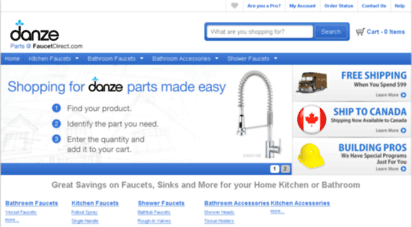 danzeparts.faucetdirect.com