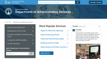 Department Of Administrative Services Ct