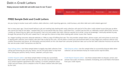 debt-n-credit-letters.com