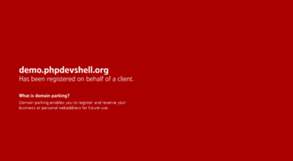 demo.phpdevshell.org