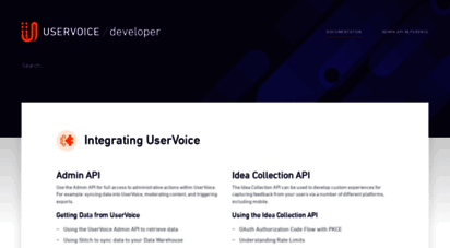 developer.uservoice.com