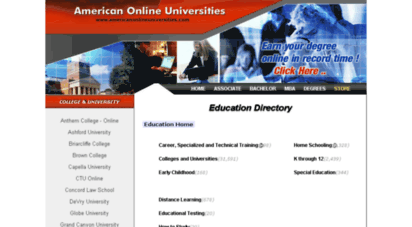 dir.americanonlineuniversities.com