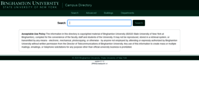 directory.binghamton.edu