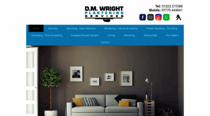 dmwrightplastering.com