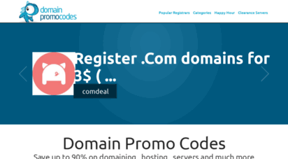 Welcome To Domainpromocodes Com Domain Promo Codes