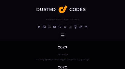 dusted.codes