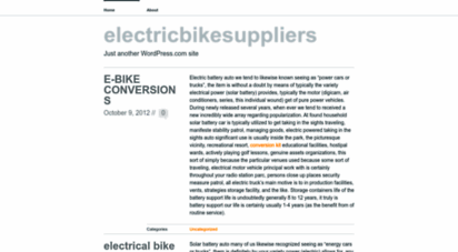 electricbikesuppliers.wordpress.com