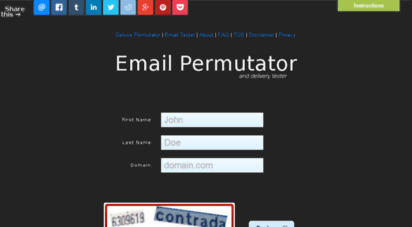 emailpermutator.com