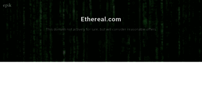 ethereal.com