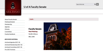 facultysenate.uark.edu