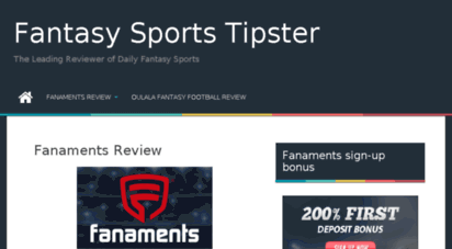 fantasysportstipster.com
