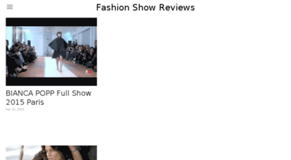 fashionshowreviews.com
