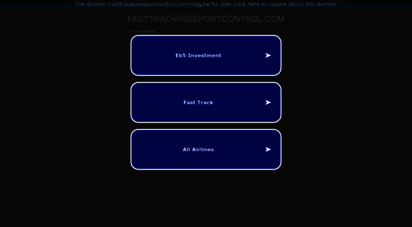 fasttrackpassportcontrol.com
