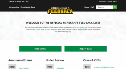 feedback.minecraft.net