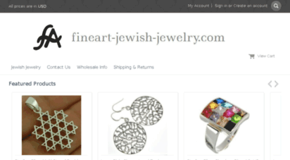 fineart-jewish-jewelry.com