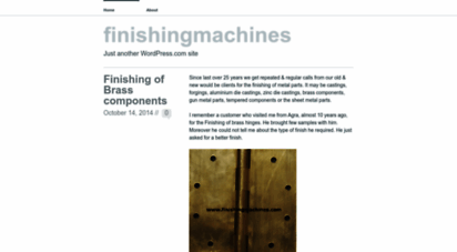 finishingmachines.wordpress.com