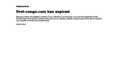first-congo.com