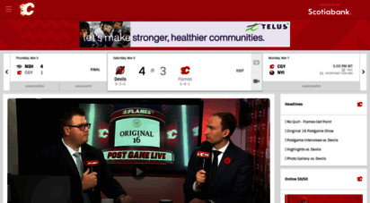 calgary flames nhl official website