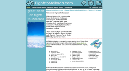 flightstomallorca.com