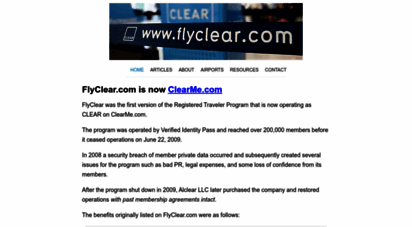 flyclear.com