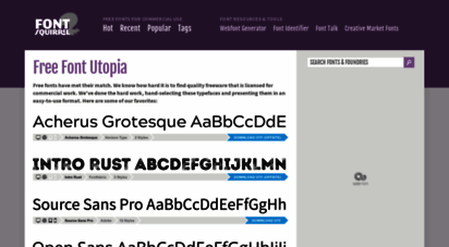 Welcome to Fontsquirrel.com - Free Fonts! Legit Free & Quality » Font  Squirrel