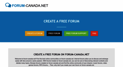 forum-canada.net