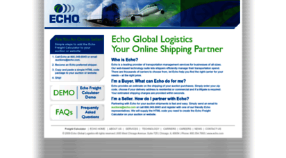 freightcalculator.echo.com