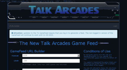 gamefeed.talkarcades.com