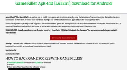 Download Game Killer Apk Latest Version