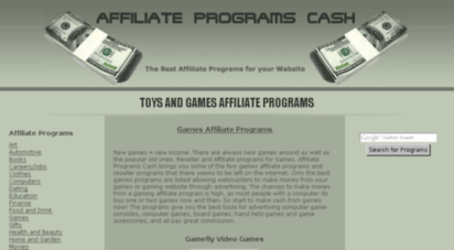 games.affiliateprogramscash.com