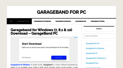 can you download garageband for windows 8