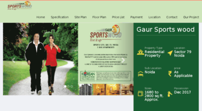 gaursportswoodsector79.in