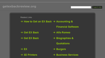 getexbackreview.org