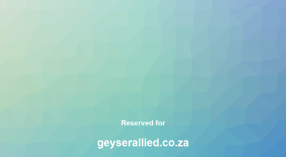 geyserallied.co.za