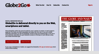 globe2go.newspaperdirect.com