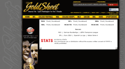 goldsheet.stats.com