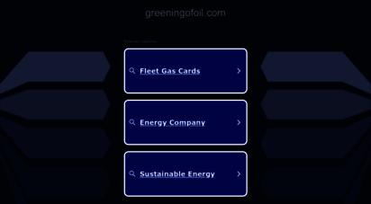 greeningofoil.com